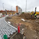 La nueva rotonda agilizará la circulación en la intersección entre la N-120 y la avenida Alcalde Martín Cobos.