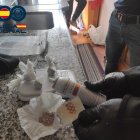 Imagen de la droga incautada.