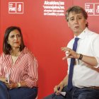 Esther Peña, secretaria provincial, y Carlos Martínez.