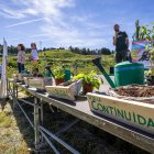 La celebración del décimo aniversario de Huerteco fue reivindicativa.