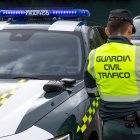 Imagen de un control de la Guardia Civil de Tráfico.