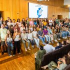 Imagen de familia de los nuevos médicos residentes de la provincia burgalesa.