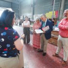 Visita del Delegado de la Junta en Burgos, Roberto Sainz, al programa mixto de Formación y Empleo que desarrolla Fundación Lesmes en la empresa de inserción GRM.