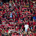 Imagen de aficionados del CD Mirandés.