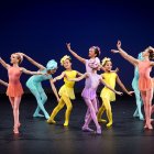 Imagen de una competición de grupo celebrada en la jornada del sabado de la Dance World Cup.