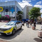 Los bailarines se concentran en el entorno del Fórum y el Teatro Principal.