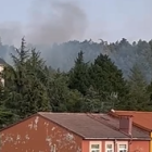 Imagen del humo generado por el incendio.