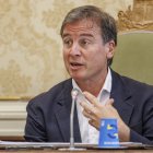 El presidente de la Diputación de Burgos, Borja Suárez, en el Debate sobre el Estado de la Provincia.