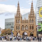 La cita será en el entorno de la Catedral de cartón levantada en el paseo de la Sierra de Atapuerca.
