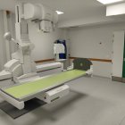 Imagen del nuevo equipo de radiología digital telecomandada del Santos Reyes