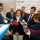 María González Corral, en el Club de Prensa de EL MUNDO - EL CORREO DE BURGOS.