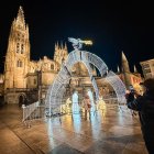 Imagen de la instalación ya iluminada.