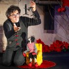Actuación con marionetas en el Palacio de Castilfalé.