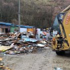 Derribo del poblado chabolista de El Encuentro.