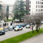 Intervención policial en las Bernardas a primera hora de la mañana del 1 de enero de 2026.