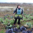 Eva de Arce ha convertido una parte de la huerta en un aula de formación ambiental