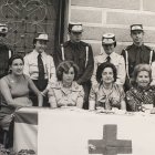 Cuestaciones en la fiesta de la banderita en la plaza del Trigo (septiembre de 1974)
