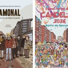 Portadas del cómic 'Gamonal. En el eco de un mismo recuerdo' y del programa de Las Candelas.