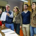 Los populares registran su candidatura en el Palacio de Justicia de Burgos.