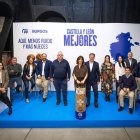 Foto de familia de los miembros de la candidatura del PP por Burgos a las elecciones del 15-M.