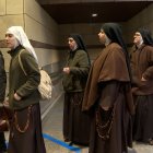 Exmonjas del monasterio de Belorado acuden a declarar a los juzgados de Bilbao.