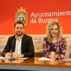 Los concejales socialistas Josué Temiño y Blanca Carpintero