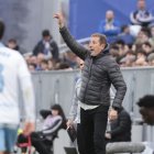 Ramis durante el partido en Zaragoza.