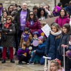Instante de la manifestación organizada por Madres de la Leche.