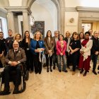 La delegación encargada de presentar la candidatura de Burgos a Capital Europea de la Cultura en 2031, al completo.
