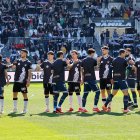 Imagen del partido ente el Burgos CF y el Córdoba.
