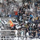 Imagen del partido entre el Burgos CF y el Ceuta.