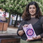La escritora burgalesa Noe Casado, con su nueva novela.