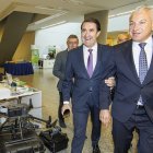 Juan Carlos Suárez-Quiñones y Nicanor Sen, en la inauguración de Cidifor, en Burgos.