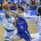 Imagen de Corbalán durante el partido contra Unicaja.