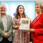 René Jesús Payo, Laura Sebastián y María Jesús Jabato, en la presentación del libro.