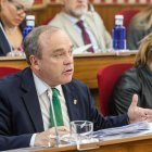 Fernando Martínez-Acitores, en el último pleno municipal del pasado mayo.
