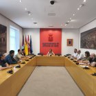 Un momento de la reunión.