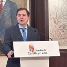 Mañueco este sábado en la presentación de su cuarto gobierno.