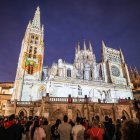 Imagen del canto del Himno a Burgos.