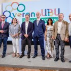 Instante de la presentación de la nueva edición de los Cursos de Verano de la Universidad de Burgos en la Diputación de Burgos.