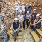 Equipo de investigadrse de tres generaciones que afrontan la excavacion, tras 30 años de espera, del nivel de Homo antecessor en extensin.