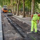 Las tareas para renovar el firme de la avenida Arlanzón, entre el puente Gasset y la plaza del Rey, comenzaron temprano.