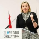 Isabel Blanco interviene en la clausura del foro ‘SomosCyL’.