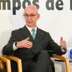 El rector de la Universidad de Burgos, José Miguel García, durante su intervención en el foro Somos CyL 2026