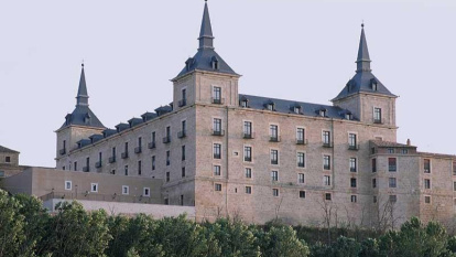 Palacio ducal de Lerma, en la plaza Mayor de la villa.