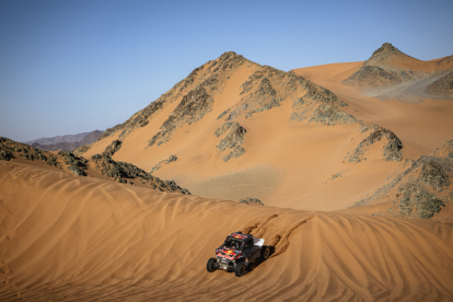 Cristina Gutierrez en la segunda etapa del Dakar 2024.