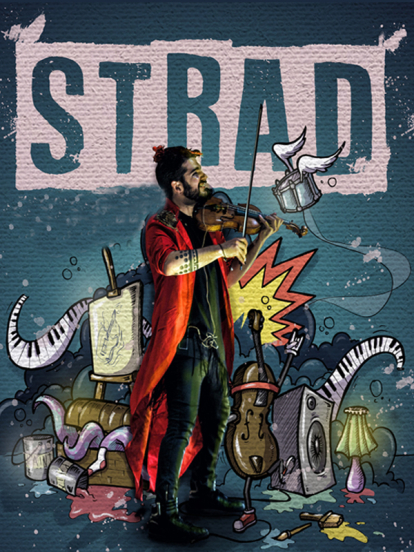 Cartel promocional de Strad el Violinista Rebelde