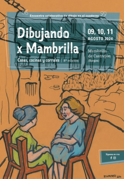 Cartel de la octava edición de 'Dibujando x Mambrilla'.