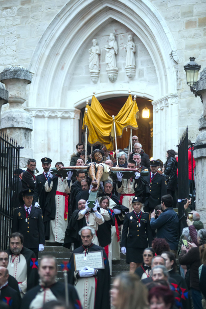 Imagen de la procesión del Cristo de Burgos.