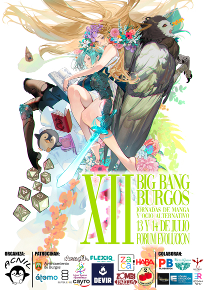 Cartel de las XII Jornadas de Big Bang Burgos.